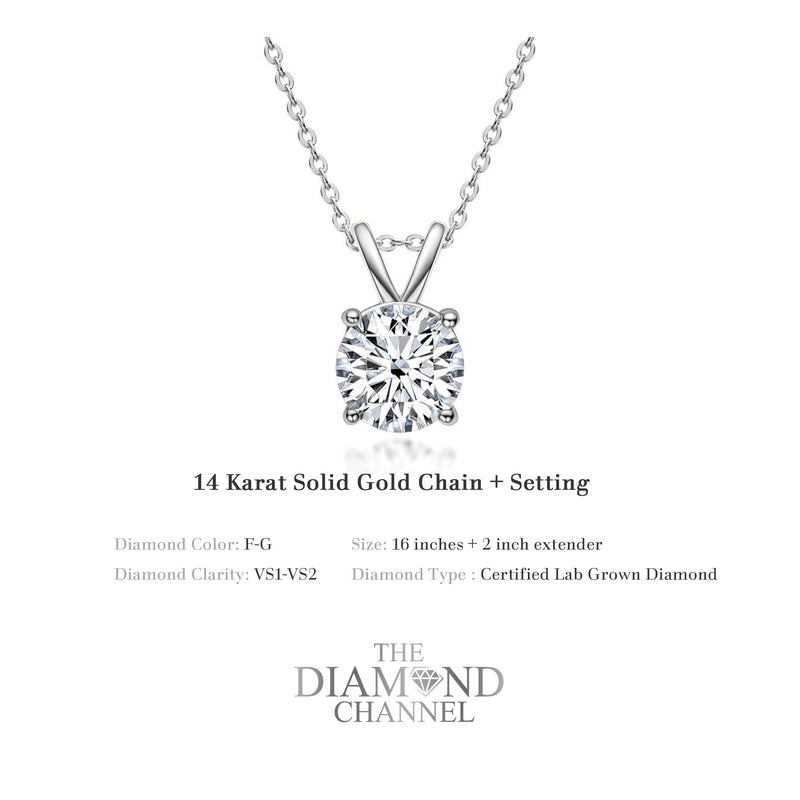 Traditional Natural Diamond Pendant