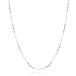 Diamond By The Yard Three-Station Diamond Necklace - The Diamond Channel