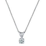 Four-Prong Traditional Pendant - The Diamond Channel