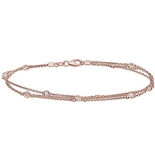 Diamond By The Yard 3-Row Bracelet - The Diamond Channel