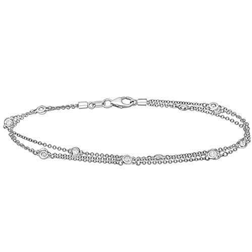 Diamond By The Yard 3-Row Bracelet - The Diamond Channel