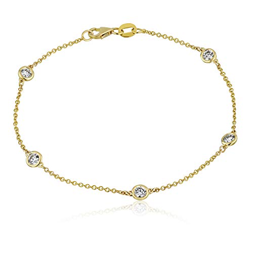 Diamond By The Yard 5-Stone Bracelet - The Diamond Channel