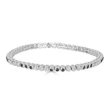Flexible Blue Sapphire Bangle