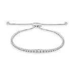 Four-Prong Graduate Adjustable Bracelet - The Diamond Channel