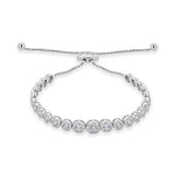 Flower Shaped Adjustable Bracelet - The Diamond Channel