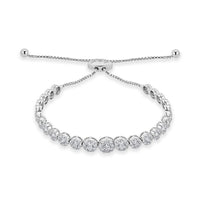 Flower Shaped Adjustable Bracelet - The Diamond Channel