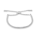 Heart Shaped Adjustable Bracelet - The Diamond Channel