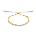 Illusion-Set Adjustable Bracelet - The Diamond Channel