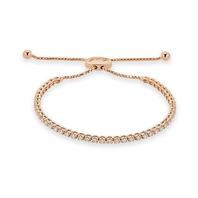 Illusion-Set Adjustable Bracelet - The Diamond Channel