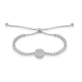 Illusion-Flower Adjustable Bracelet - The Diamond Channel