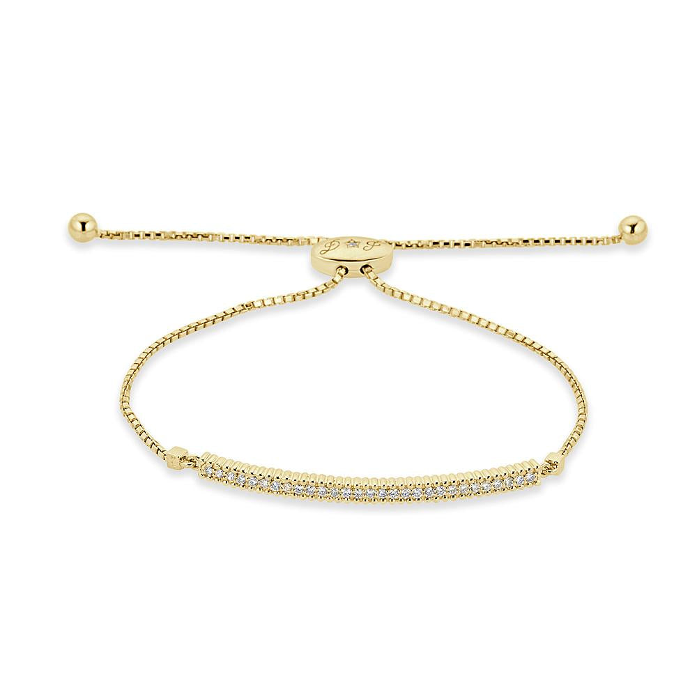 Bar Adjustable Bracelet - The Diamond Channel