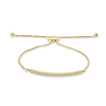 Bar Adjustable Bracelet - The Diamond Channel