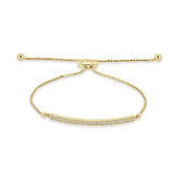 Bar Adjustable Bracelet - The Diamond Channel