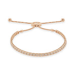 Four-Prong Square Shaped Adjustable Bracelet - The Diamond Channel