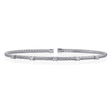 Five-Stone Diamond Rope Bangle - The Diamond Channel