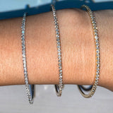 Diamonds All Around Bangle - The Diamond Channel