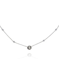 Diamond By The Yard Halo Pendant - The Diamond Channel