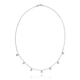 Diamond By The Yard 7-Stone Diamond Necklace - The Diamond Channel