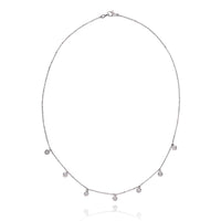 Diamond By The Yard 7-Stone Diamond Necklace - The Diamond Channel