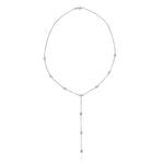 Diamond By The Yard 10-Stone Y-Necklace - The Diamond Channel