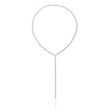 Diamond by The Yard 77-Stone Floating Necklace w/Drop - The Diamond Channel