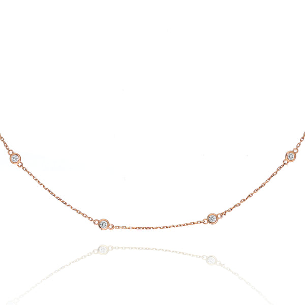 Diamond By The Yard 10-Stone Necklace