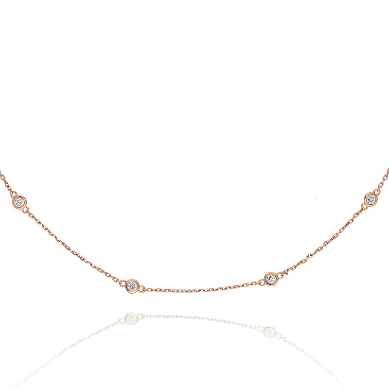 Diamond By The Yard 10-Stone Necklace