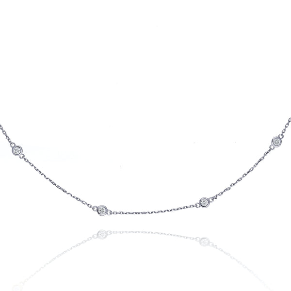 Diamond By The Yard 10-Stone Necklace