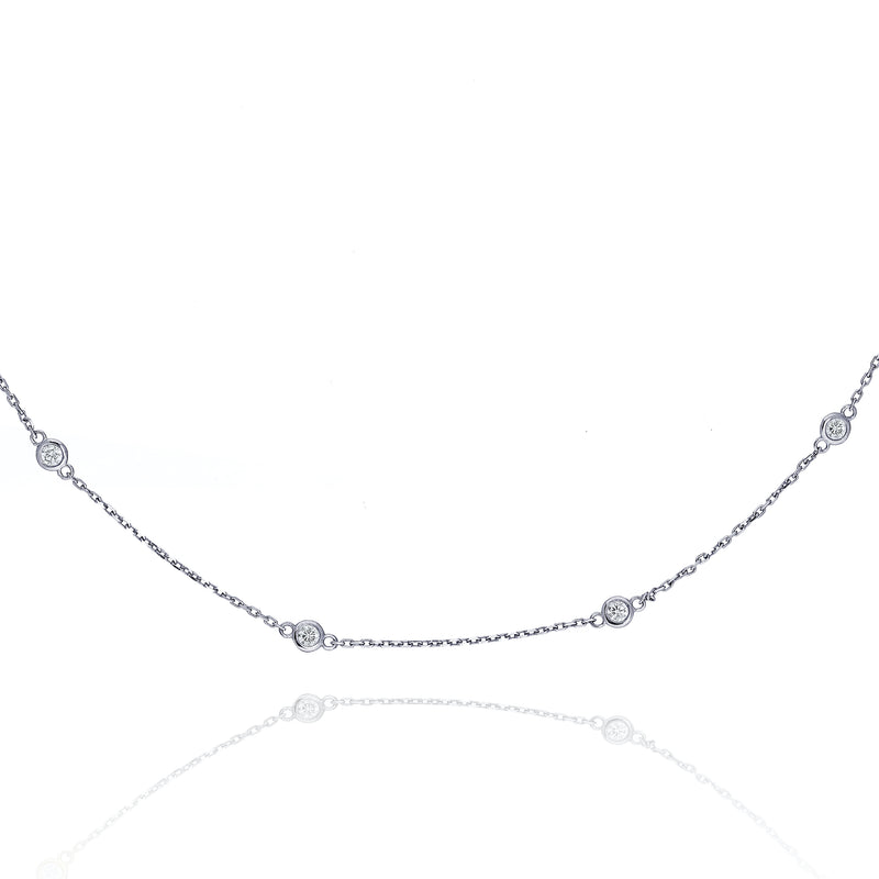 Diamond By The Yard 10-Stone Necklace