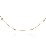 Diamond By The Yard 10-Stone Necklace