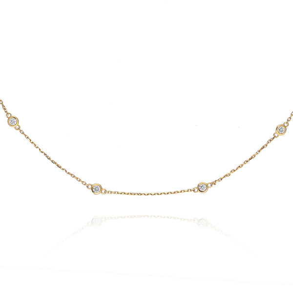Diamond By The Yard 10-Stone Necklace