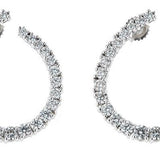 Journey Hoop Earrings - The Diamond Channel