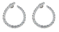 Journey Hoop Earrings - The Diamond Channel