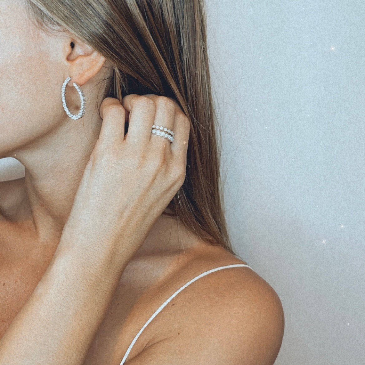 Journey Hoop Earrings - The Diamond Channel