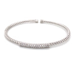 1 Row Bar Bangle - The Diamond Channel