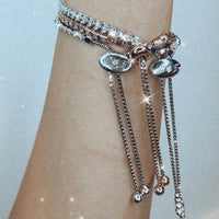 Adjustable Illusion-Set Bracelet - The Diamond Channel